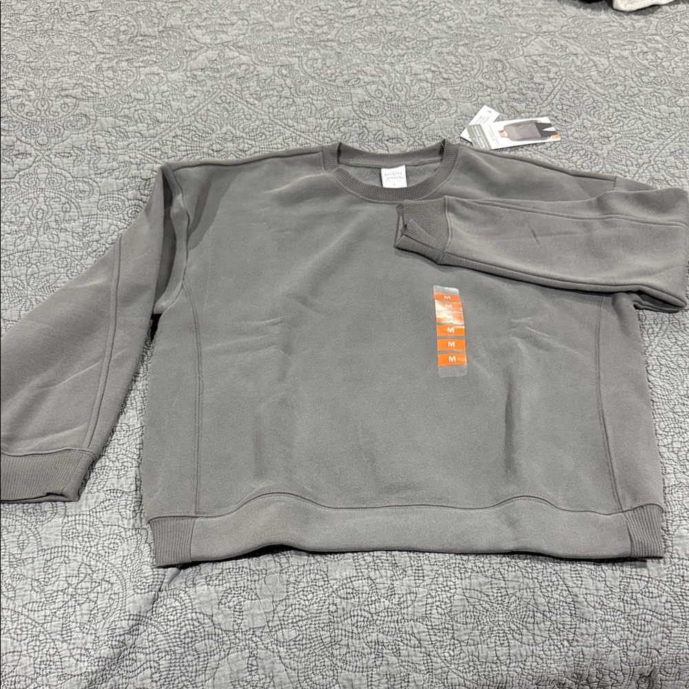 NWT Stylish Gray Women's Sweatshirt